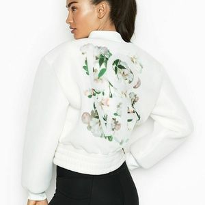 Victoria's Secret Sport White Bomber Jacket XS